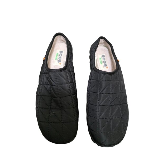 Bogs Womens Black Quilted Slip-On Comfort Shoes Size 8 - Picture 1 of 8